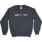 Leave Your Mark (YellowGold with White) - Embroidered Gildan Heavy Blend Crewneck sweatshirt