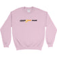 Leave Your Mark (YellowGold with Black) - Embroidered Gildan Heavy Blend Crewneck sweatshirt