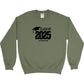 Class of 2025 Embroidered Gildan Heavy Blend Crewneck sweatshirt Black Logo