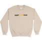 Leave Your Mark (YellowGold with Black) - Embroidered Gildan Heavy Blend Crewneck sweatshirt