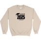 Class of 2025 Embroidered Gildan Heavy Blend Crewneck sweatshirt Black Logo
