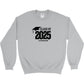 Class of 2025 Embroidered Gildan Heavy Blend Crewneck sweatshirt Black Logo