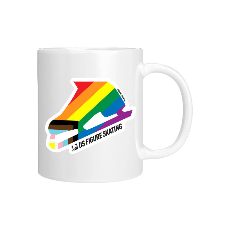 Pride Skate, White Coffee Mug 11 oz
