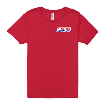 U.S. Figure Skating Test Skater, Youth Unisex Jersey Tee