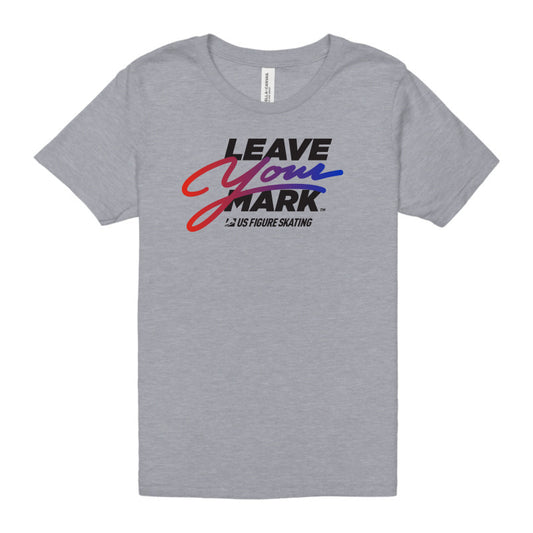 Leave Your Mark (RedBlue with Black) - Bella + Canvas Youth Unisex Jersey Tee