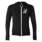 Bella + Canvas Unisex Triblend Full-Zip Lightweight Hoodie