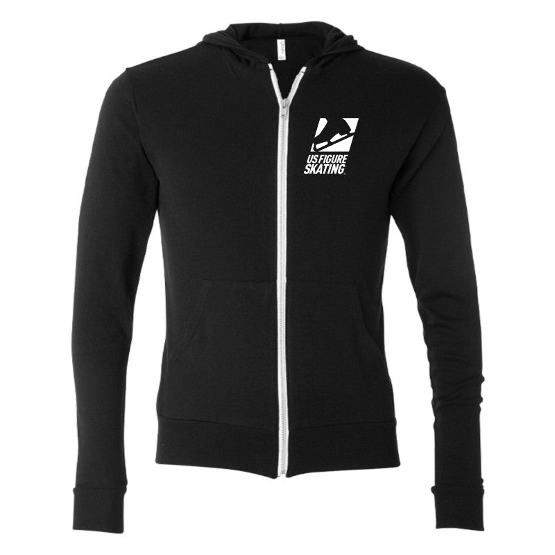 Bella + Canvas Unisex Triblend Full-Zip Lightweight Hoodie