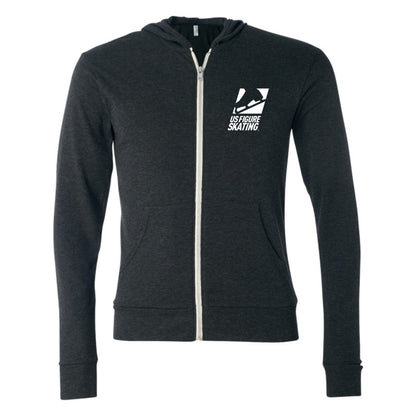 Bella + Canvas Unisex Triblend Full-Zip Lightweight Hoodie