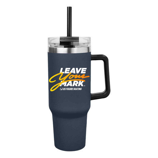 Leave Your Mark (YellowGold with White)- 40 Oz. Intrepid Stainless Steel Tumbler