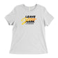 Leave Your Mark (YellowGold with White) - Bella + Canvas Women's Relaxed Jersey Tee