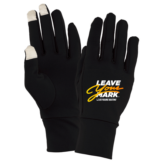 Leave Your Mark (YellowGold with white) - Augusta Sportswear Adult Tech Gloves