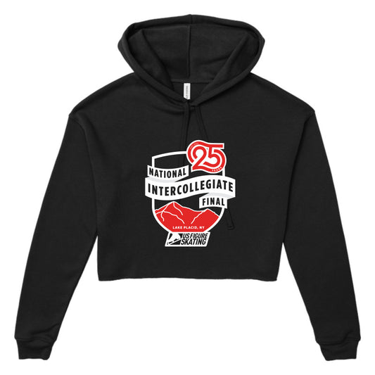 National Intercollegiate Final Team List, Bella + Canvas Women's Cropped Fleece Hoodie