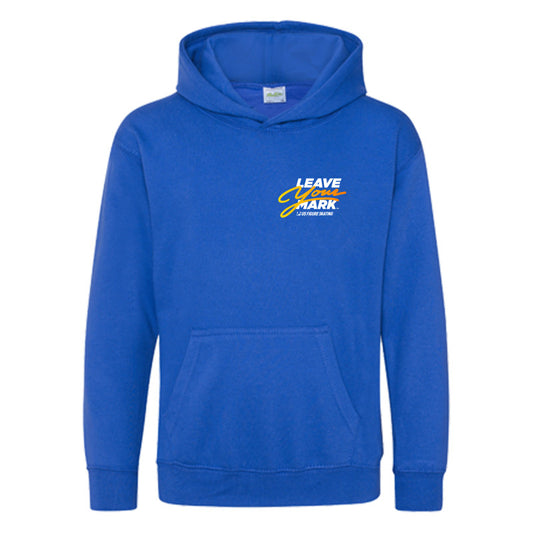 Leave Your Mark (YellowGold with white) - Just Hoods Youth Hooded Sweatshirt