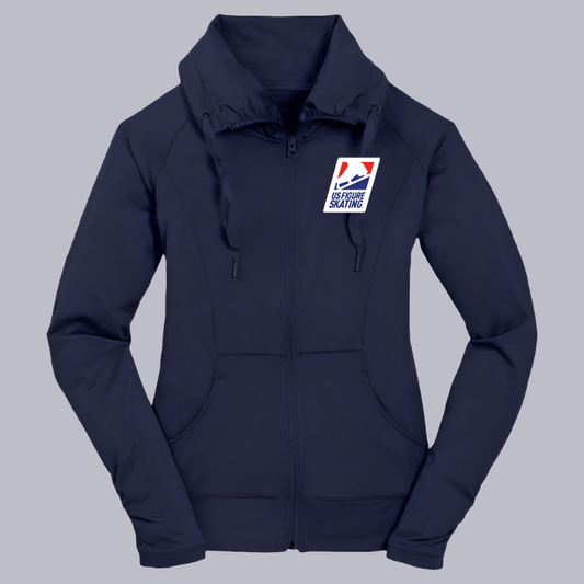 U.S. Figure Skating Ladies Stretch Full-Zip Jacket