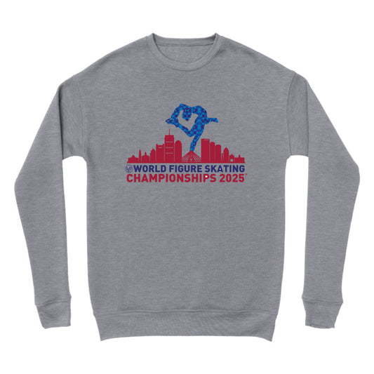 World Figure Skating Championships® BOSTON 2025, Cotton Heritage Premium Crew Neck