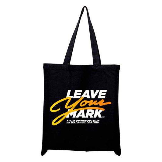 Leave Your Mark (YellowGold with White) - OAD 12 oz Tote Bag