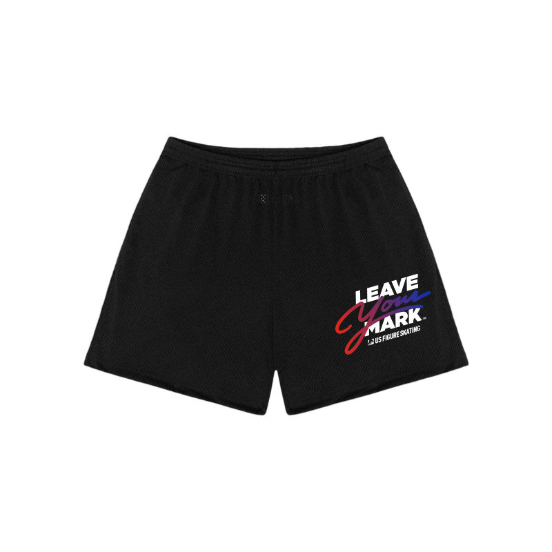 Leave Your Mark (RedBlue with White) - Pro Mesh Mid-Length Short