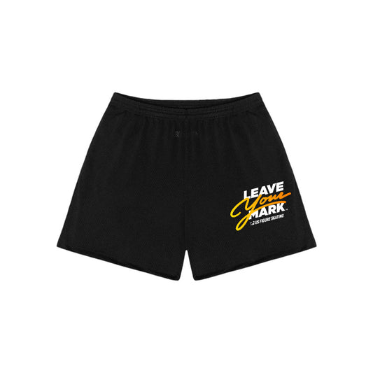 Leave Your Mark (YellowGold with White) - Pro Mesh Mid-Length Short