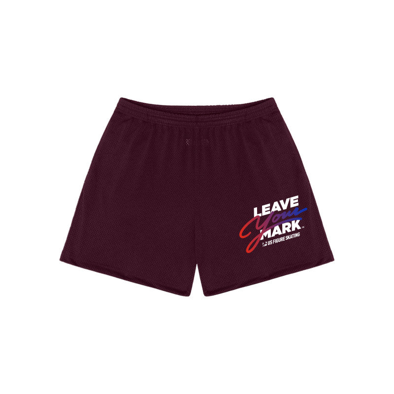 Leave Your Mark (RedBlue with White) - Pro Mesh Mid-Length Short