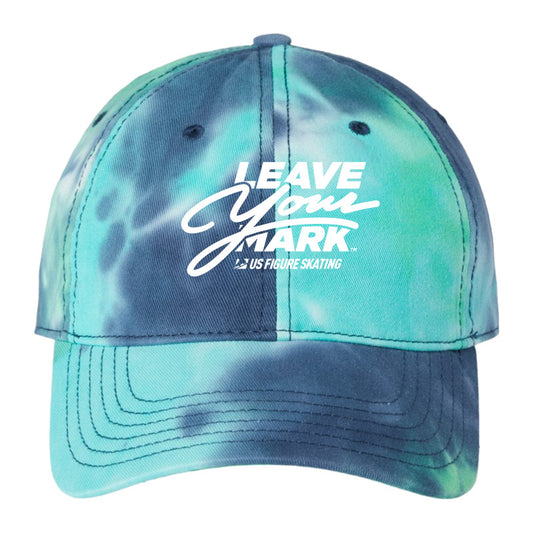 Leave Your Mark (white) - Sportsman Tie-Dyed Dad Cap
