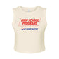 High School Programs, Bella + Canvas Ladies' Micro Rib Muscle Crop Tank