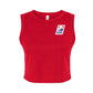 U.S. Figure Skating, Women's Micro Rib Muscle Crop Tank