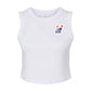 U.S. Figure Skating, Women's Micro Rib Muscle Crop Tank