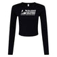 Collegiate Skating, Women's Micro Ribbed Long Sleeve Baby Tee