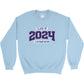 Class of 2024, Embroidered Crewneck sweatshirt