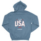 Team USA Mom, Gildan Heavy Blend Hooded Sweatshirt