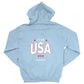 Team USA Mom, Gildan Heavy Blend Hooded Sweatshirt