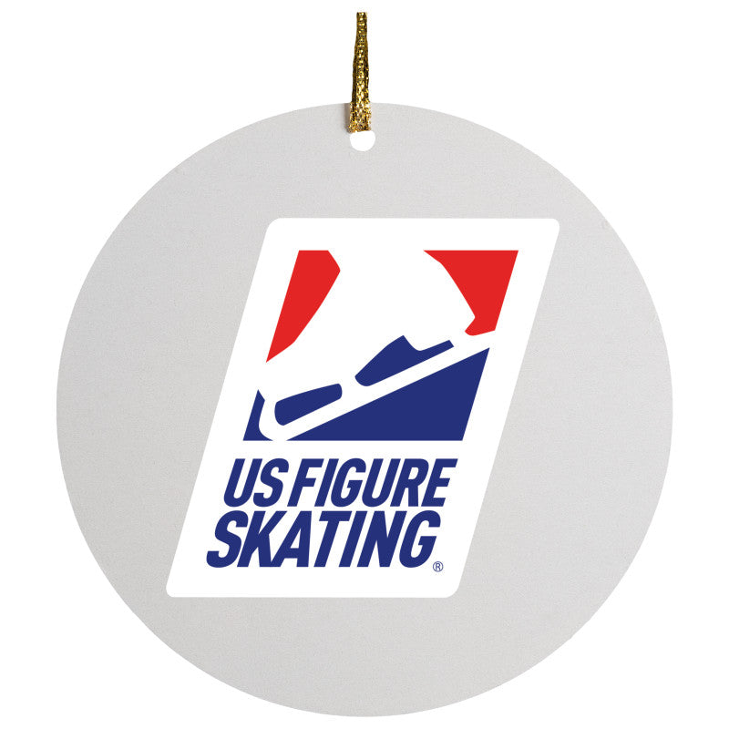 Twizzle The Season, Ceramic Circle Ornament