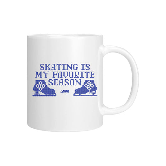 Skating Is My Favorite Season, White Coffee Mug 11 oz