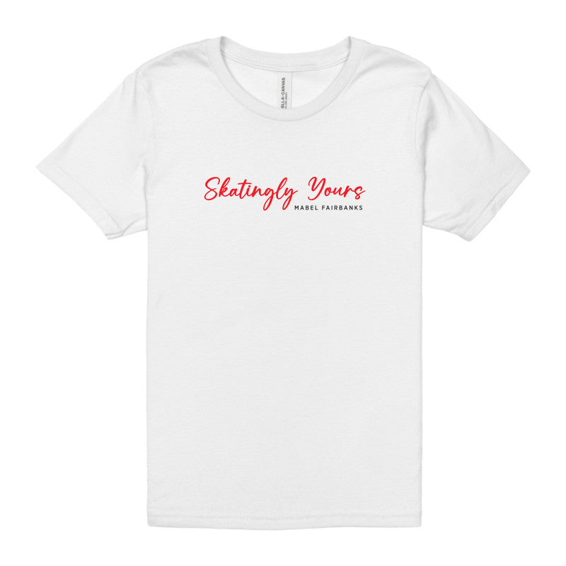 Mabel Fairbanks Skatingly Yours Youth Unisex Jersey Tee - U.S. Figure Skating