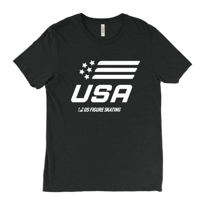 USA Stars & Blades Triblend T-shirt - U.S. Figure Skating