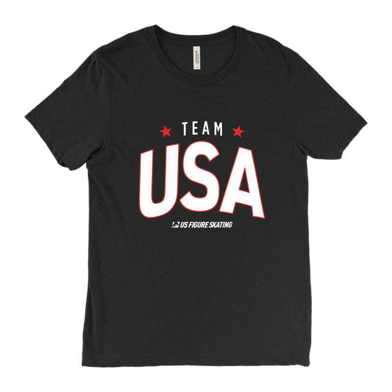 Team USA, Bella + Canvas Unisex Triblend T-shirt – U.S. Figure Skating