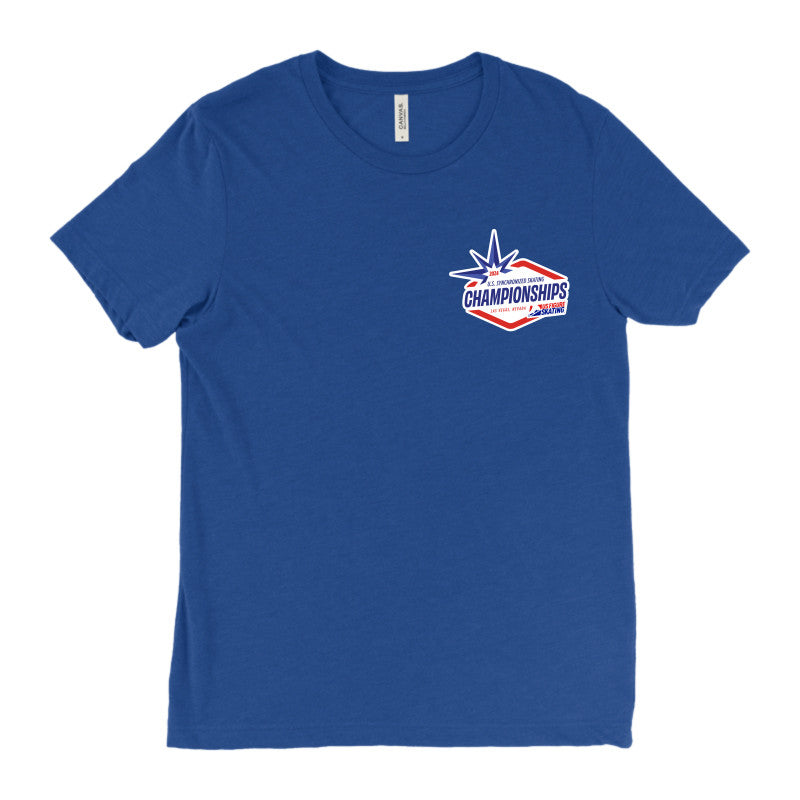 2024 U.S. Synchronized Skating Championships Triblend T-shirt - U.S. Figure Skating