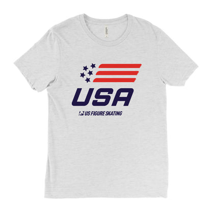 USA Stars & Blades Triblend T-shirt - U.S. Figure Skating