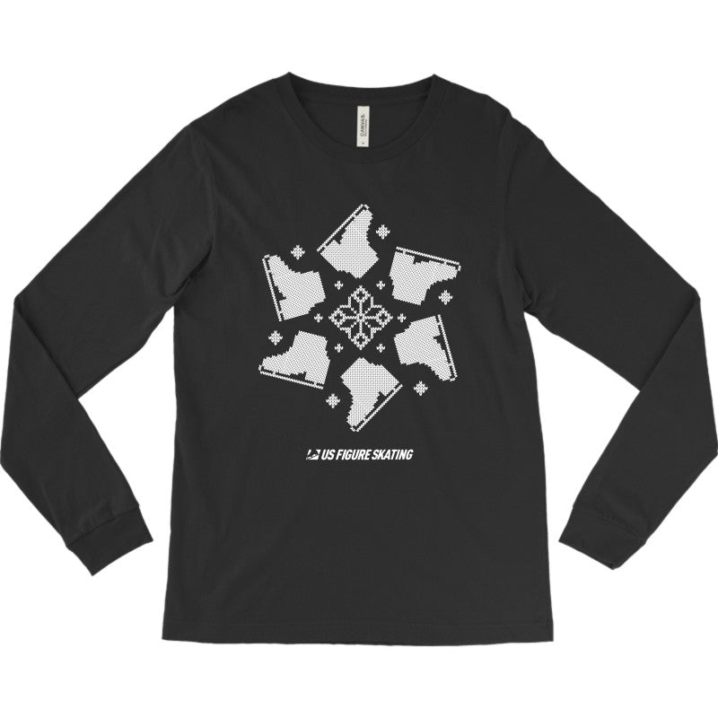 Snowflake Skate, Jersey Long-Sleeve T-shirt – U.S. Figure Skating