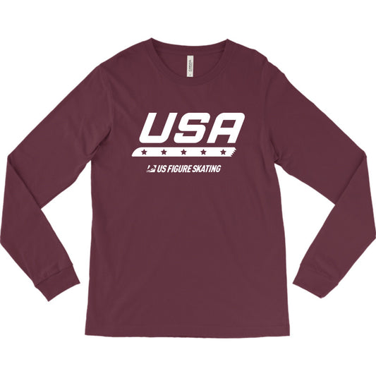 USA Long-Sleeve T-shirt - U.S. Figure Skating