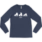 Learn to Skate USA - Three Skates Long Sleeve T-shirt - U.S. Figure Skating