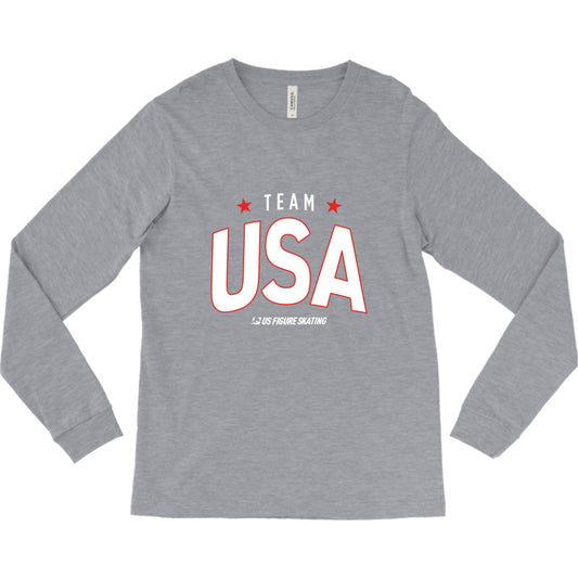 Team USA, Bella + Canvas Unisex CVC Jersey Long-Sleeve T-shirt