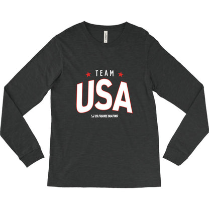 Team USA, Bella + Canvas Unisex CVC Jersey Long-Sleeve T-shirt