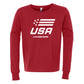 USA Stars & Blades Youth Jersey Long Sleeve Tee - U.S. Figure Skating