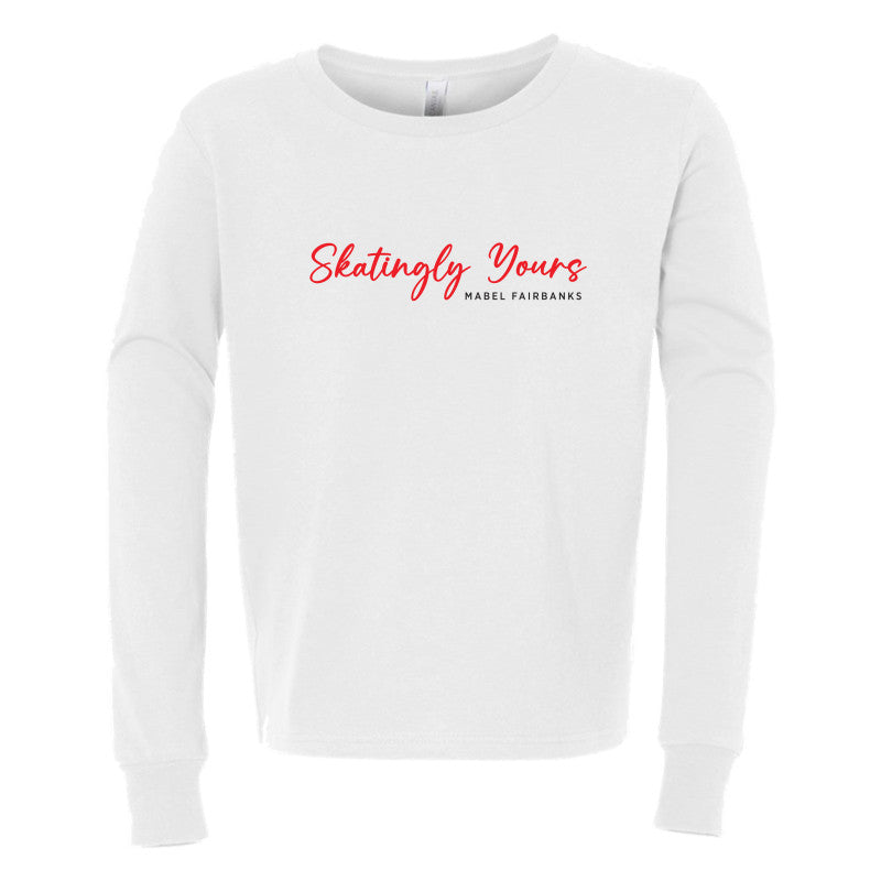 Mabel Fairbanks Skatingly Yours Youth Jersey Long Sleeve Tee - U.S. Figure Skating