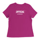 Official, Women's Relaxed Jersey Tee
