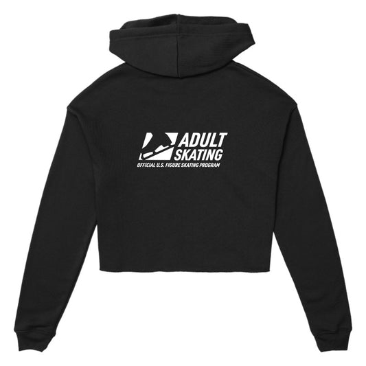 Adult Skating, Women's Cropped Fleece Hoodie