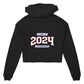 Class of 2024, Bella + Canvas Women's Cropped Fleece Hoodie