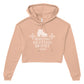 Making Skating Bright, Women's Cropped Fleece Hoodie