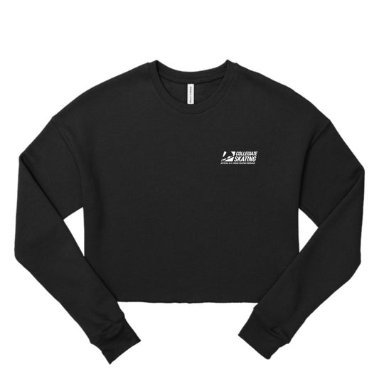 Collegiate Skating, Women's Cropped Fleece Crew